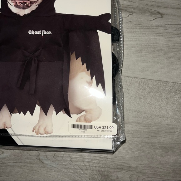 Ghost Face pet Halloween costume small 11-17 pounds - Picture 9 of 12